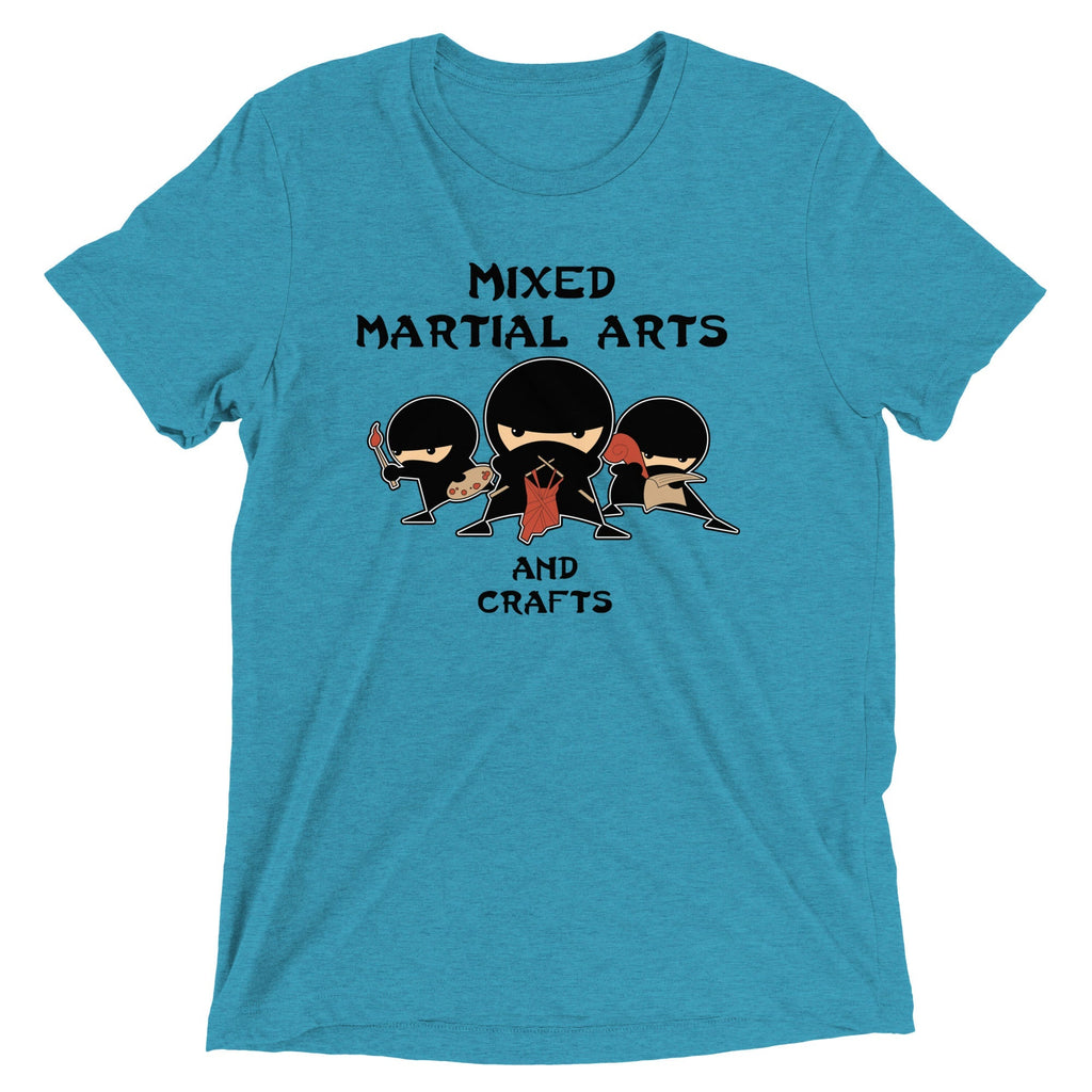 Mixed Martial Arts and Crafts Men's Tri-Blend - Adult & Kids T-Shirts, Sweatshirts & Hoodies apparel design preview 1
