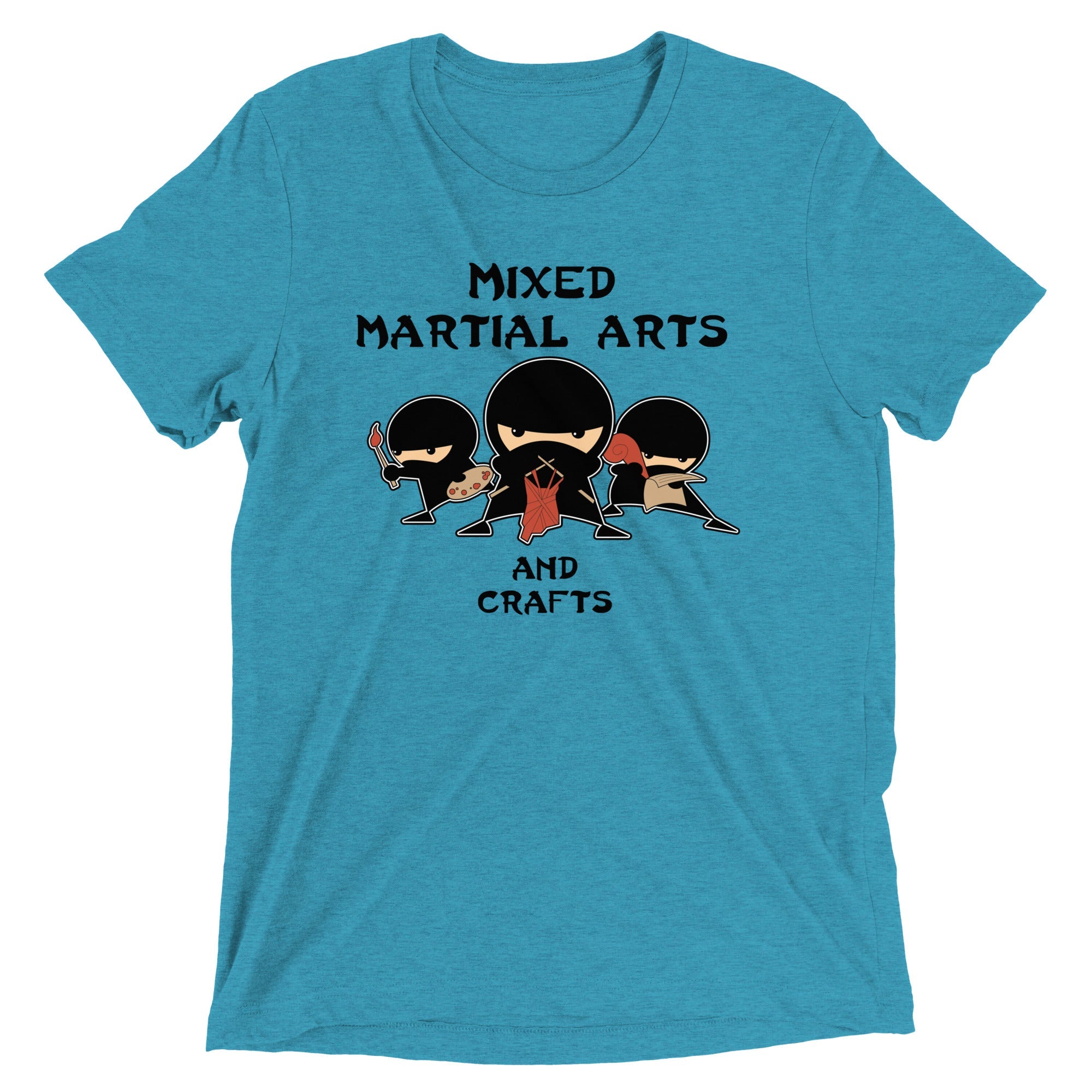 Mixed Martial Arts and Crafts Men's Tri-Blend - Adult & Kids T-Shirts, Sweatshirts & Hoodies apparel design preview 1
