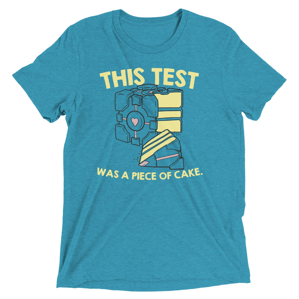 This Test Was A Piece Of Cake Men's Tri-Blend - Adult & Kids T-Shirts, Sweatshirts & Hoodies apparel design preview 1