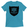 With Great Beard Comes Responsibility Men's Tri-Blend - Adult & Kids T-Shirts, Sweatshirts & Hoodies apparel design preview 1