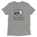 Just Wanna Have Sun Men's Tri-Blend - Adult & Kids T-Shirts, Sweatshirts & Hoodies apparel design preview 1