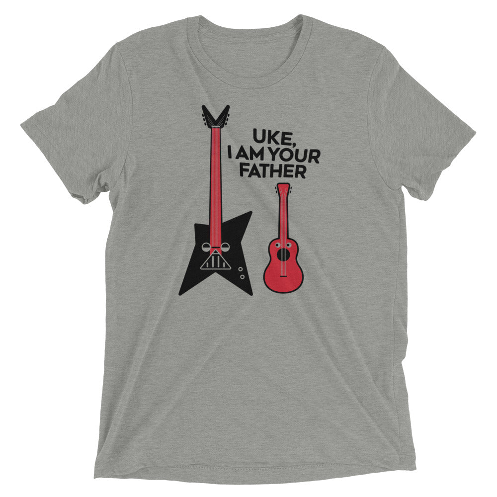 Uke, I Am Your Father Men's Tri-Blend - Adult & Kids T-Shirts, Sweatshirts & Hoodies apparel design preview 1