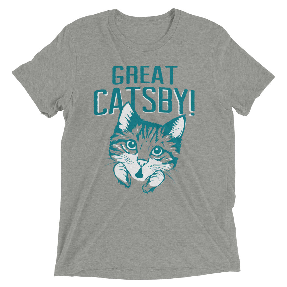 Great Catsby! Men's Tri-Blend - Adult & Kids T-Shirts, Sweatshirts & Hoodies apparel design preview 1