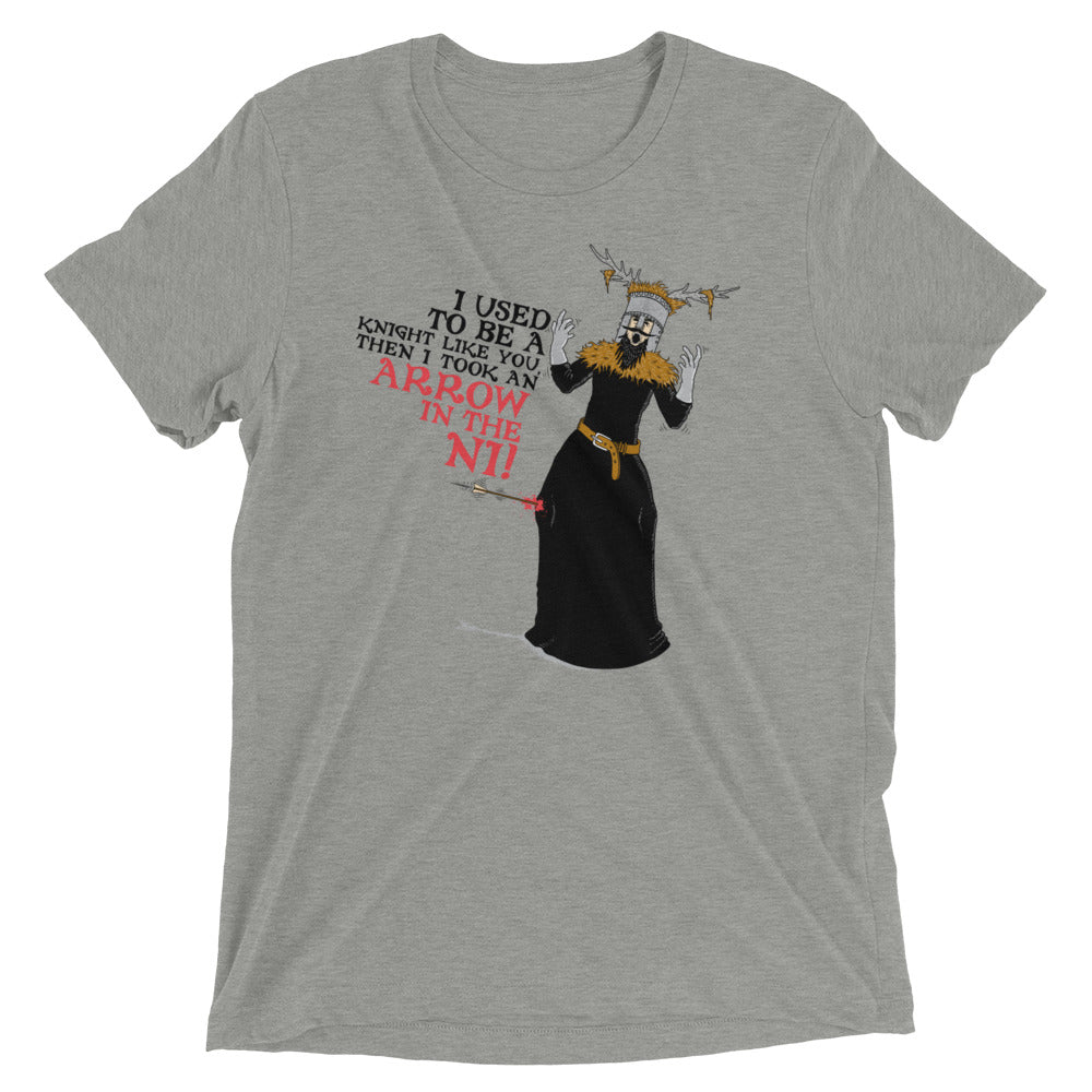 An Arrow In The Ni Men's Tri-Blend - Adult & Kids T-Shirts, Sweatshirts & Hoodies apparel design preview 1