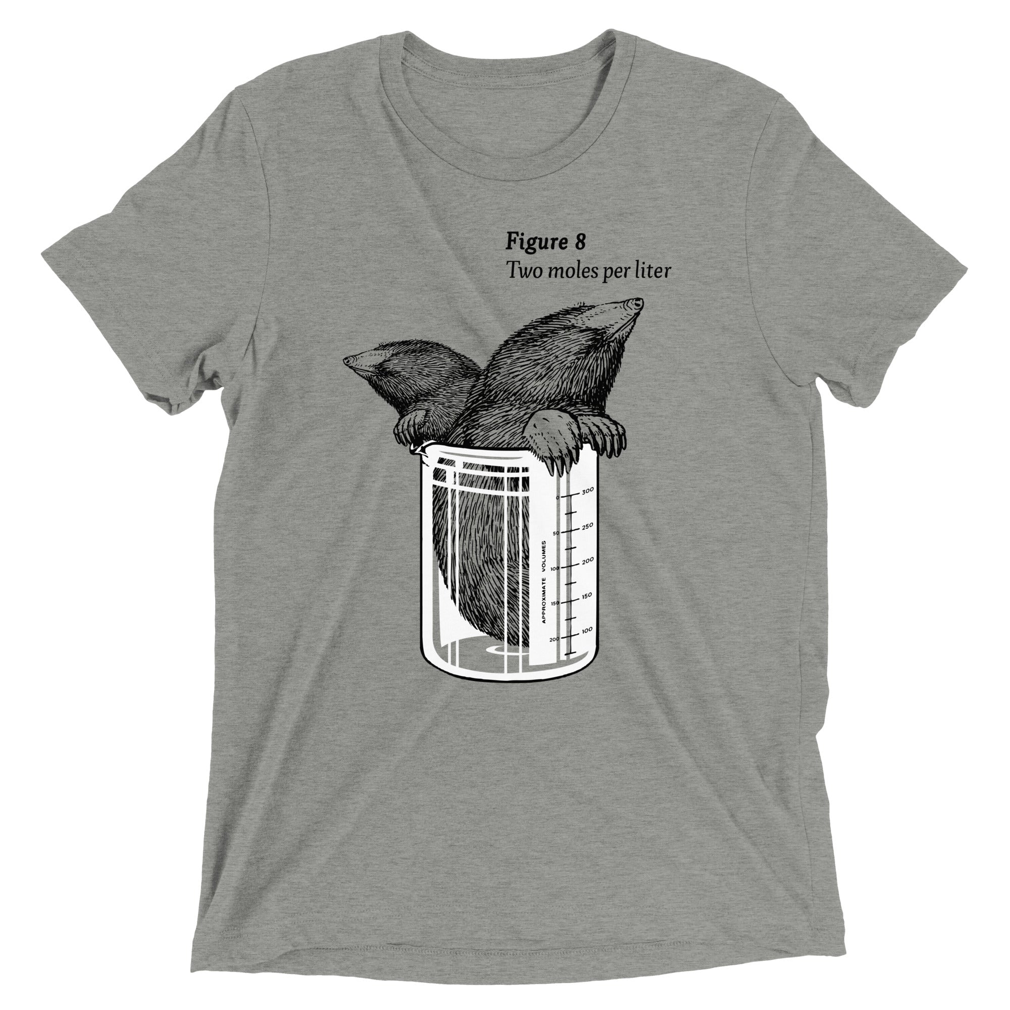 Two Moles Per Liter Men's Tri-Blend - Adult & Kids T-Shirts, Sweatshirts & Hoodies apparel design preview 1