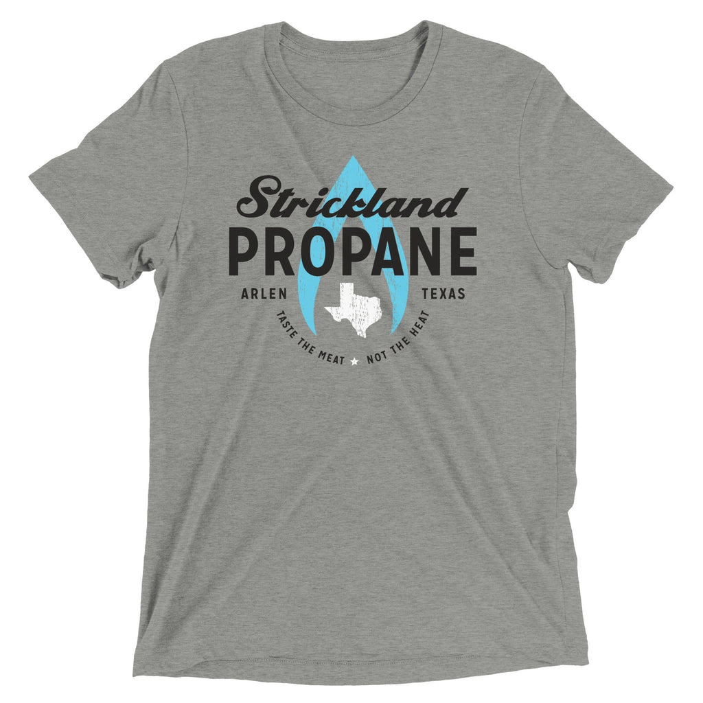 Strickland Propane Men's Tri-Blend - Adult & Kids T-Shirts, Sweatshirts & Hoodies apparel design preview 1