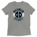 Maximum Effort! Men's Tri-Blend - Adult & Kids T-Shirts, Sweatshirts & Hoodies apparel design preview 1