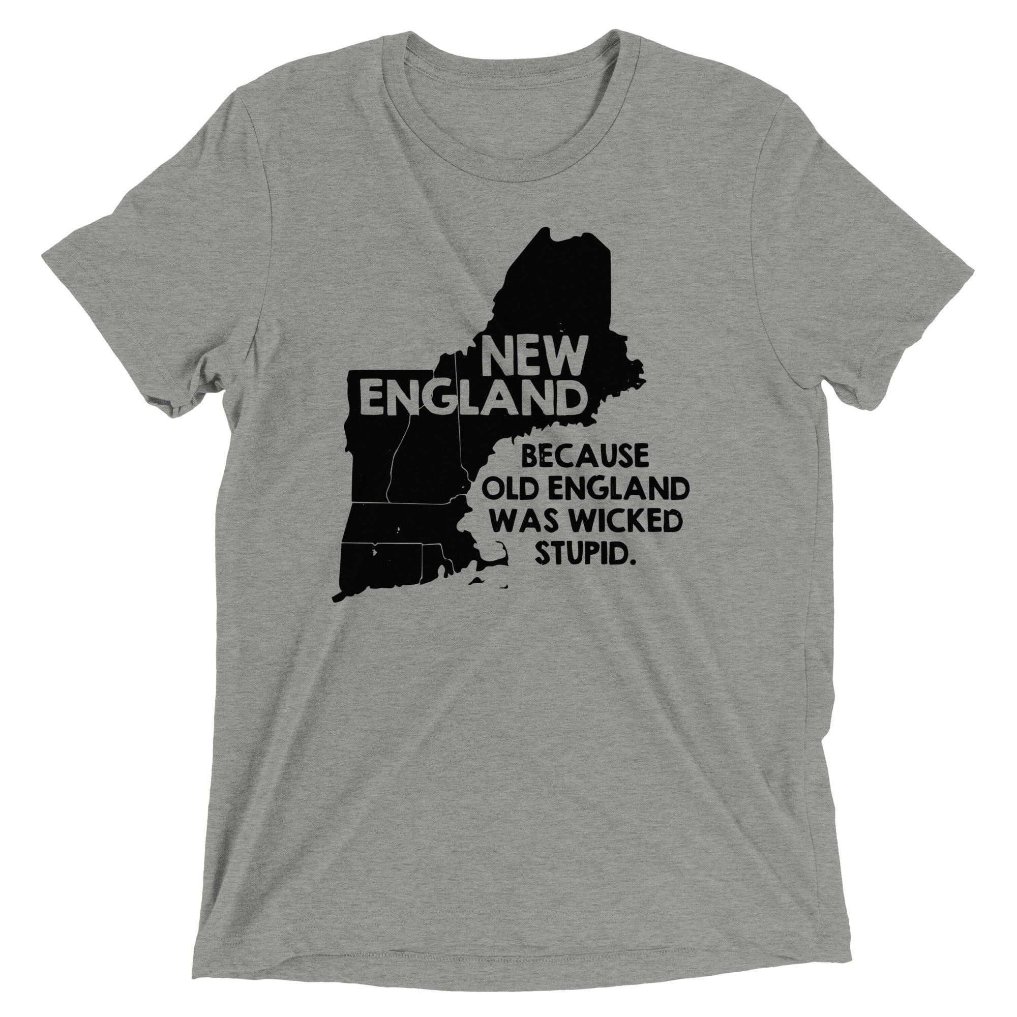 New England Men's Tri-Blend - Adult & Kids T-Shirts, Sweatshirts & Hoodies apparel design preview 1
