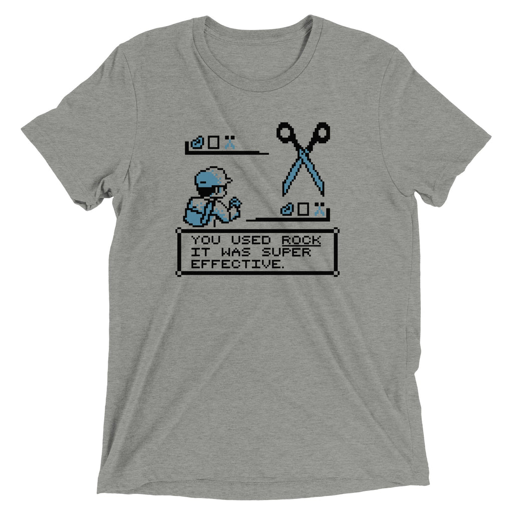 Rock Paper Scissors Battle Men's Tri-Blend - Adult & Kids T-Shirts, Sweatshirts & Hoodies apparel design preview 1