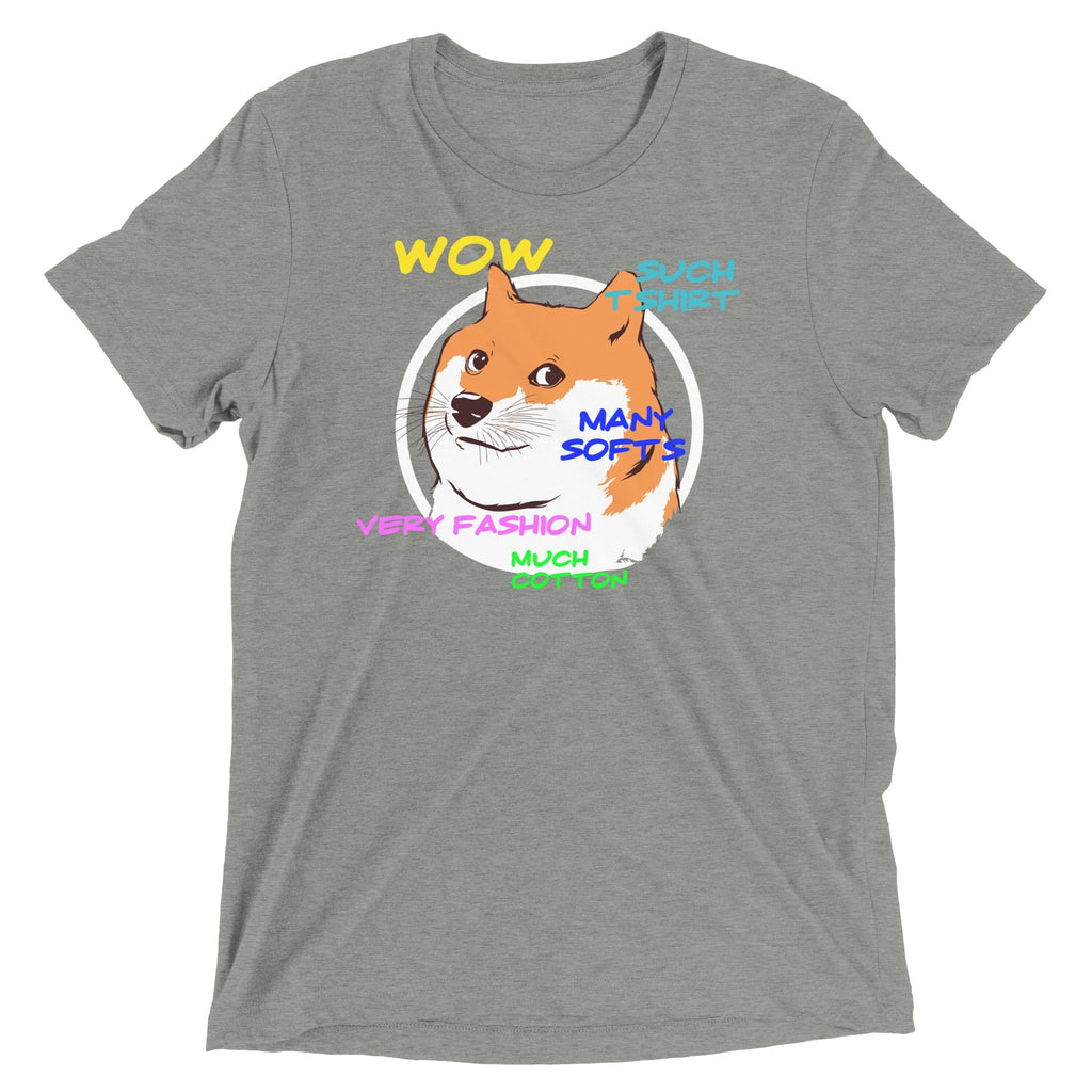 Doge Men's Tri-Blend - Adult & Kids T-Shirts, Sweatshirts & Hoodies apparel design preview 1