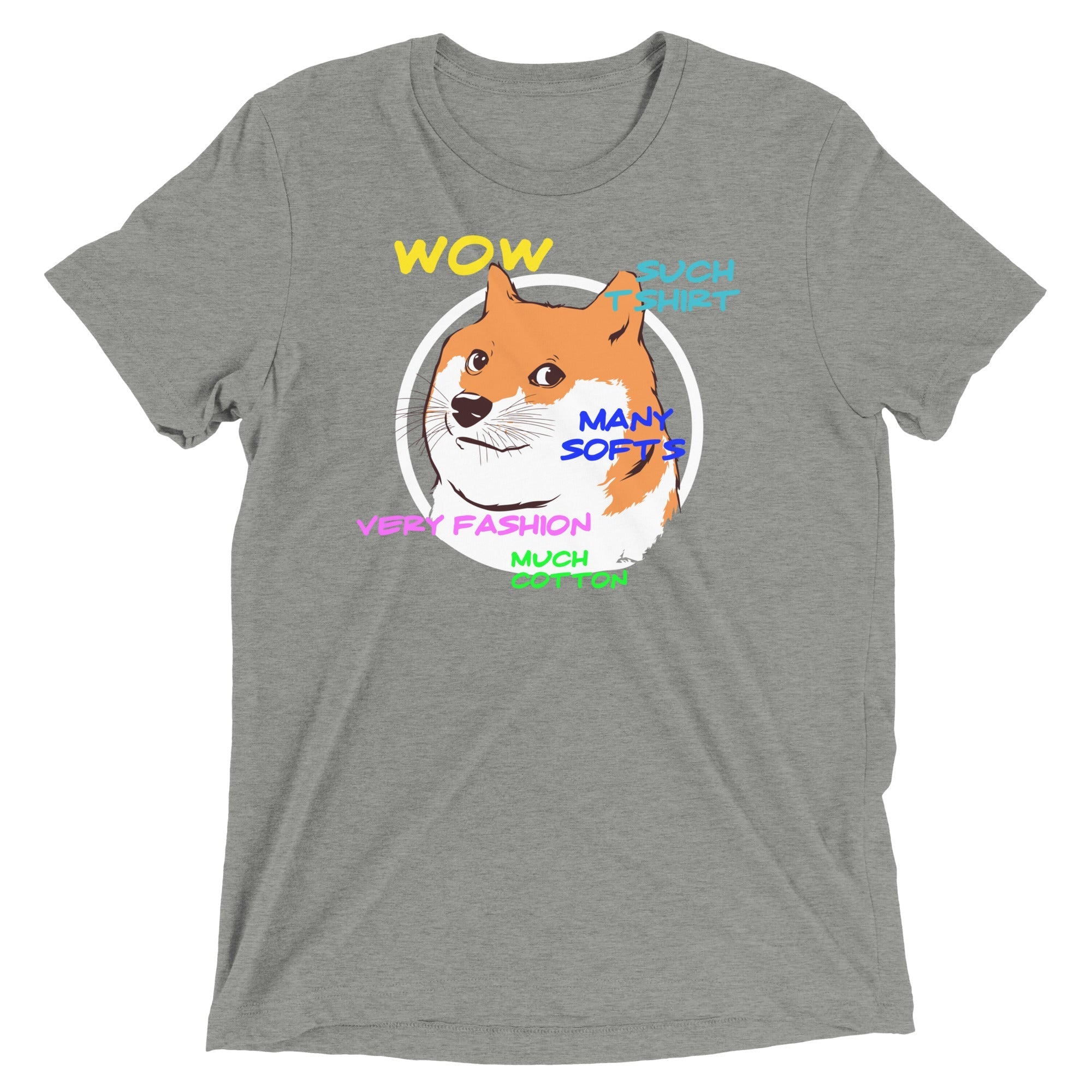 Doge Men's Tri-Blend - Adult & Kids T-Shirts, Sweatshirts & Hoodies apparel design preview 1