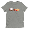 Cake Plus Pie Men's Tri-Blend - Adult & Kids T-Shirts, Sweatshirts & Hoodies apparel design preview 1