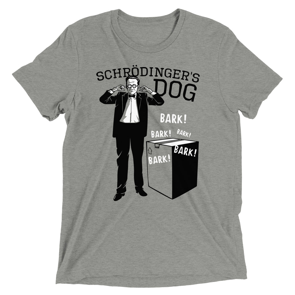 Schrodinger's Dog Men's Tri-Blend - Adult & Kids T-Shirts, Sweatshirts & Hoodies apparel design preview 1