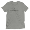 Inconceivable Definition Men's Tri-Blend - Adult & Kids T-Shirts, Sweatshirts & Hoodies apparel design preview 1