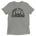 Donde Esta La Biblioteca? Men's Tri-Blend - Adult & Kids T-Shirts, Sweatshirts & Hoodies apparel design preview 1