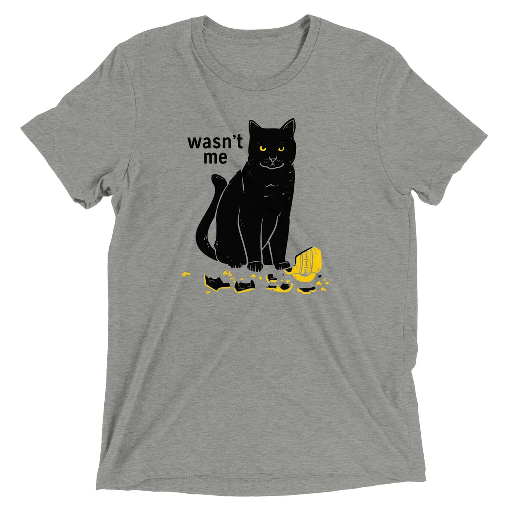 Wasn't Me Men's Tri-Blend - Adult & Kids T-Shirts, Sweatshirts & Hoodies apparel design preview 1