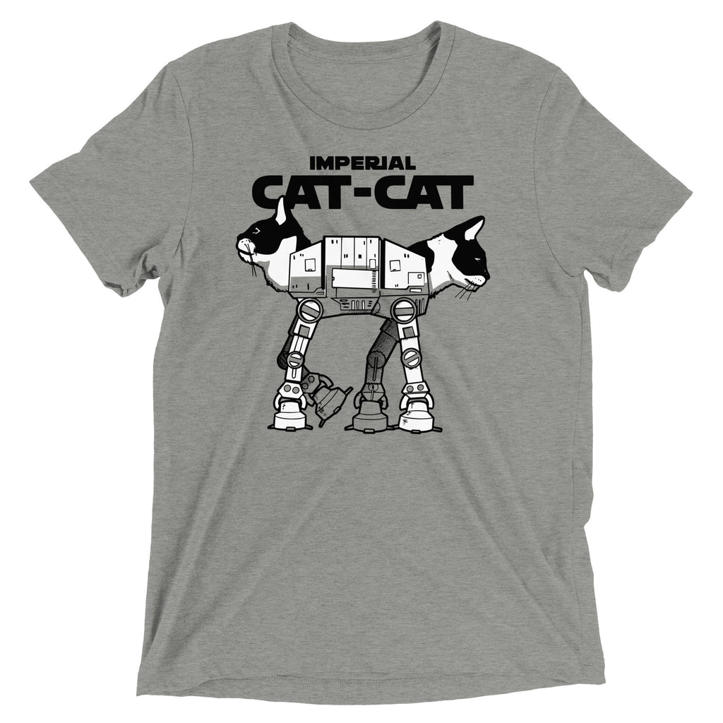 Cat-Cat Men's Tri-Blend - Adult & Kids T-Shirts, Sweatshirts & Hoodies apparel design preview 1
