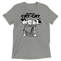 Cat-Cat Men's Tri-Blend - Adult & Kids T-Shirts, Sweatshirts & Hoodies apparel design preview 1
