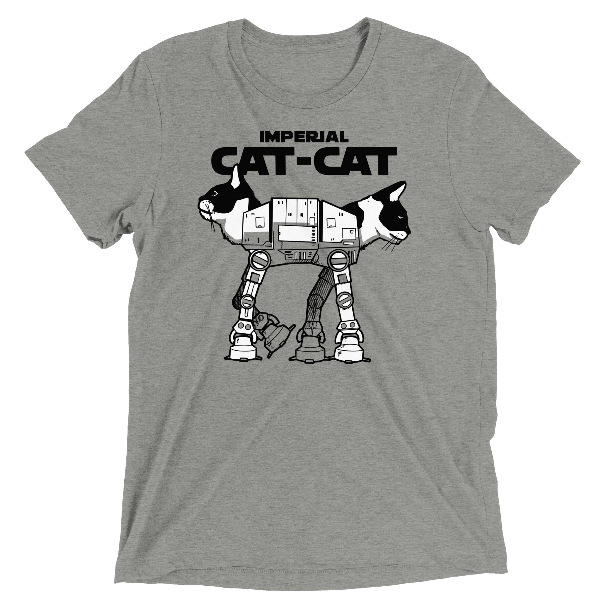 Cat-Cat Men's Tri-Blend - Adult & Kids T-Shirts, Sweatshirts & Hoodies apparel design preview 1