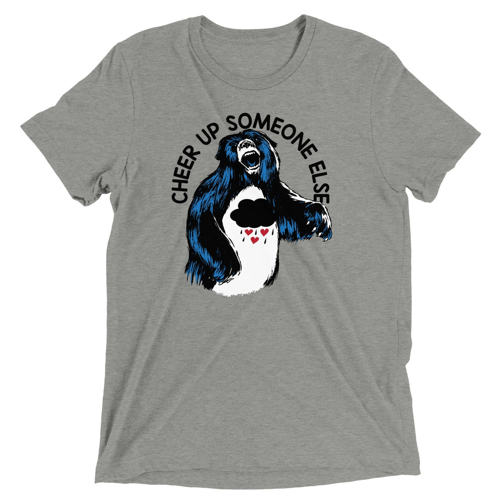 Cheer Up Someone Else Men's Tri-Blend - Adult & Kids T-Shirts, Sweatshirts & Hoodies apparel design preview 1