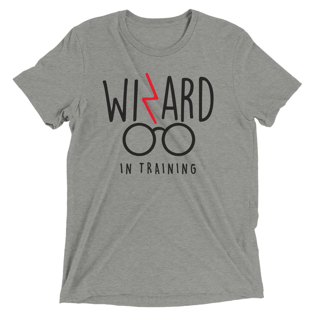 Wizard In Training Men's Tri-Blend - Adult & Kids T-Shirts, Sweatshirts & Hoodies apparel design preview 1