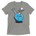 I Heart Science Men's Tri-Blend - Adult & Kids T-Shirts, Sweatshirts & Hoodies apparel design preview 1
