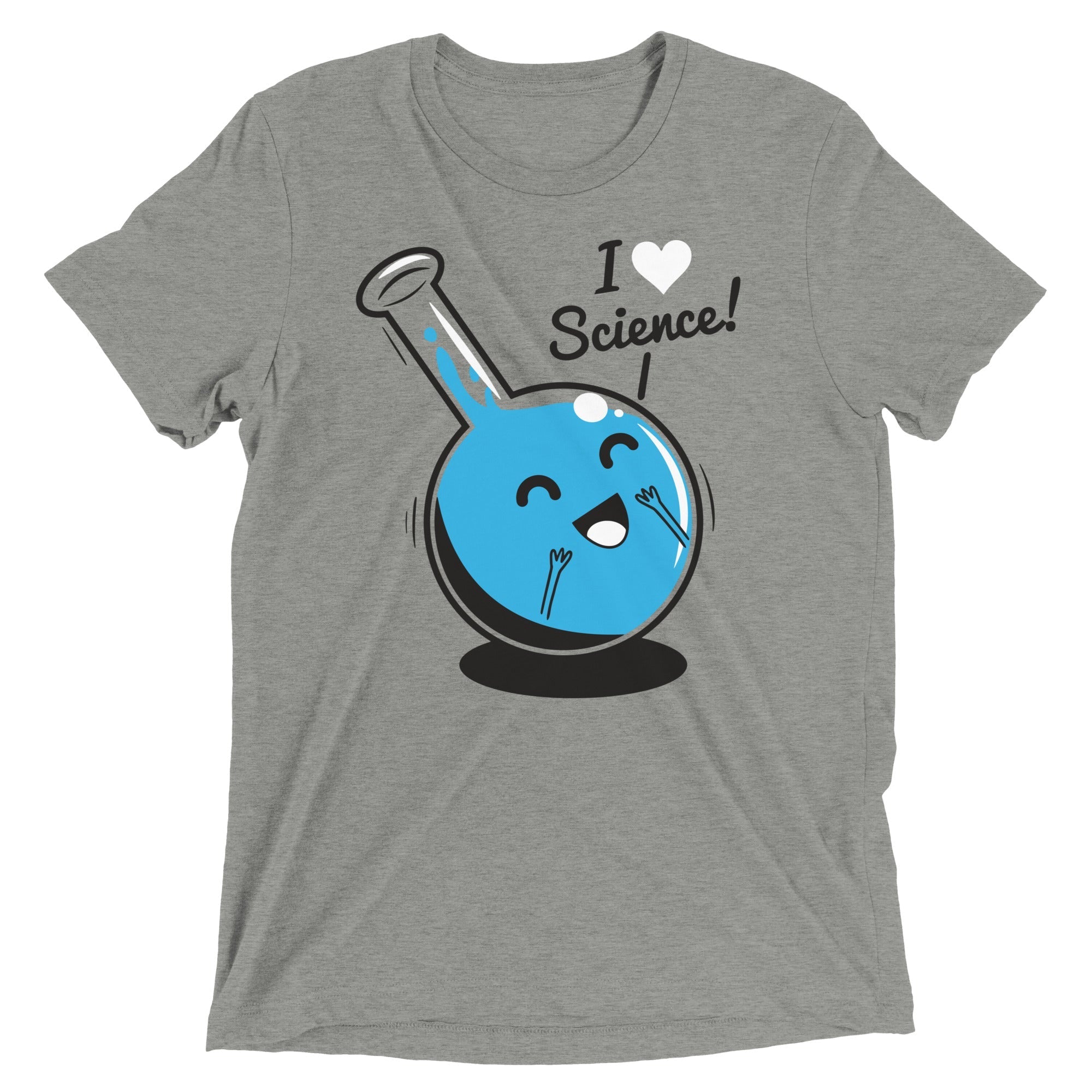 I Heart Science Men's Tri-Blend - Adult & Kids T-Shirts, Sweatshirts & Hoodies apparel design preview 1
