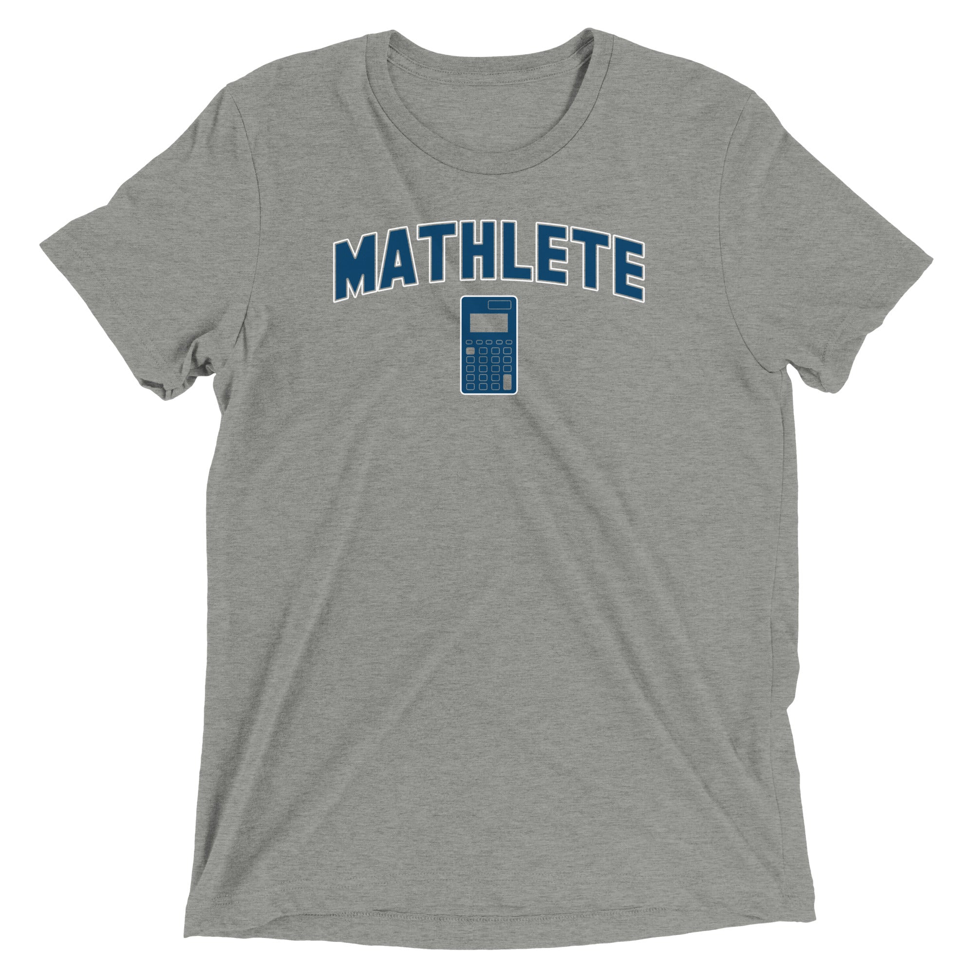 Mathlete Men's Tri-Blend - Adult & Kids T-Shirts, Sweatshirts & Hoodies apparel design preview 1