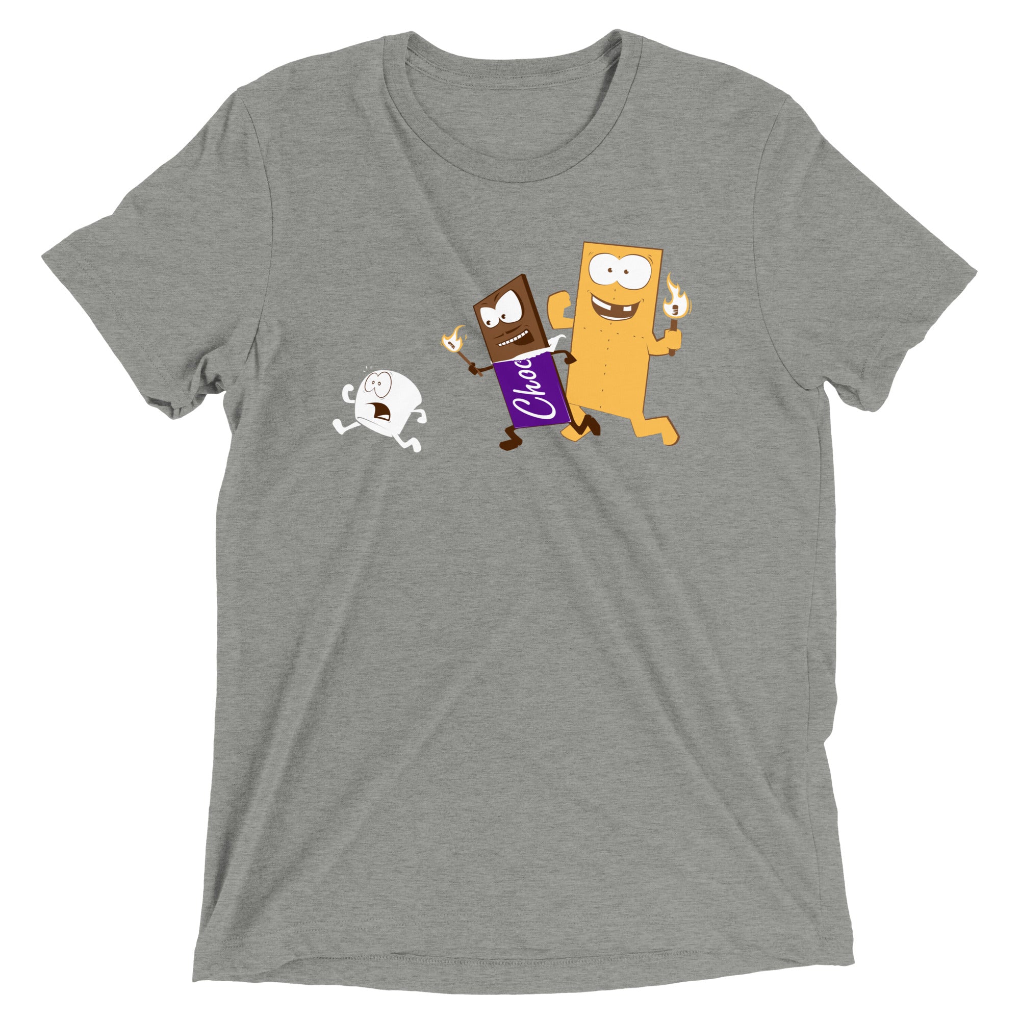 S'more Men's Tri-Blend - Adult & Kids T-Shirts, Sweatshirts & Hoodies apparel design preview 1