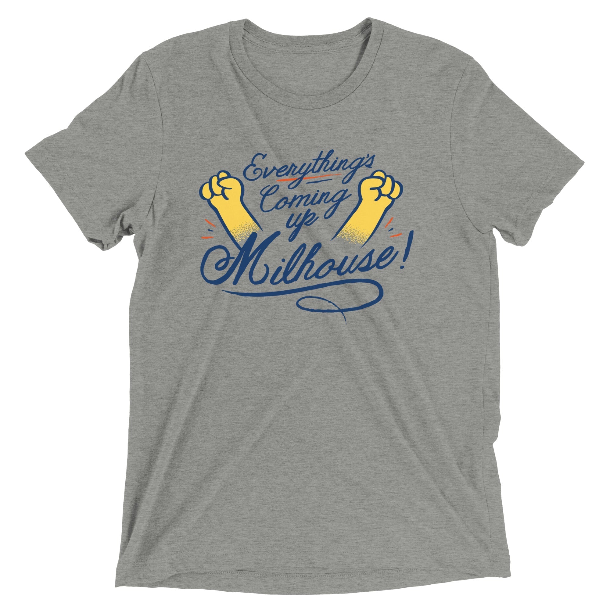 Everything's Coming Up Milhouse! Men's Tri-Blend - Adult & Kids T-Shirts, Sweatshirts & Hoodies apparel design preview 1