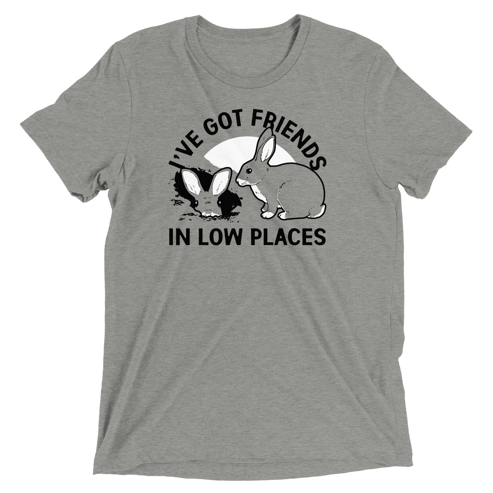 I've Got Friends In Low Places Men's Tri-Blend - Adult & Kids T-Shirts, Sweatshirts & Hoodies apparel design preview 1