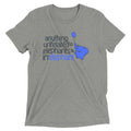 Anything Unrelated Elephants Men's Tri-Blend - Adult & Kids T-Shirts, Sweatshirts & Hoodies apparel design preview 1