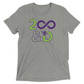 2 Infinity And B On D Men's Tri-Blend - Adult & Kids T-Shirts, Sweatshirts & Hoodies apparel design preview 1