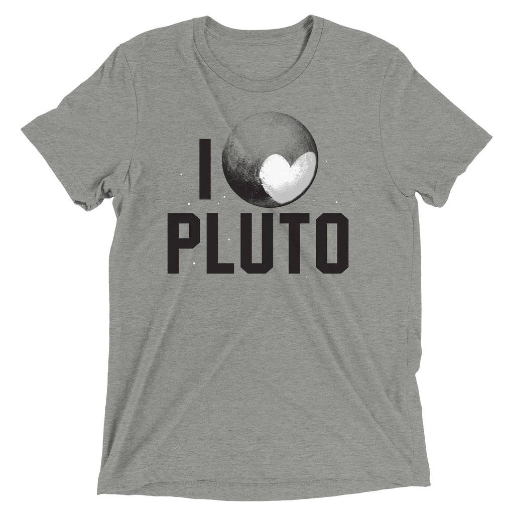 I Heart Pluto Men's Tri-Blend - Adult & Kids T-Shirts, Sweatshirts & Hoodies apparel design preview 1