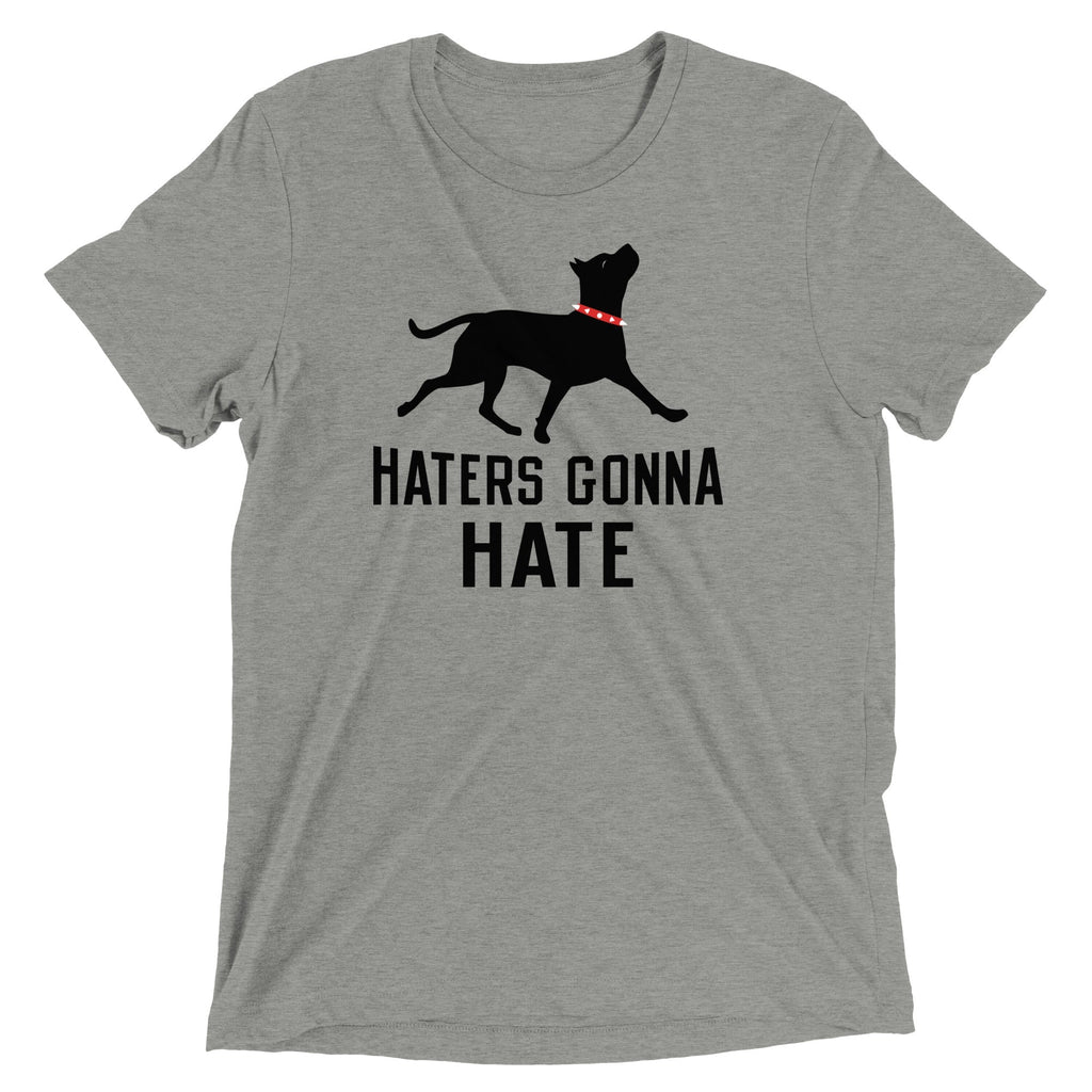 Haters Gonna Hate Pit Men's Tri-Blend - Adult & Kids T-Shirts, Sweatshirts & Hoodies apparel design preview 1