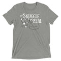 The Snuggle Is Real Men's Tri-Blend - Adult & Kids T-Shirts, Sweatshirts & Hoodies apparel design preview 1