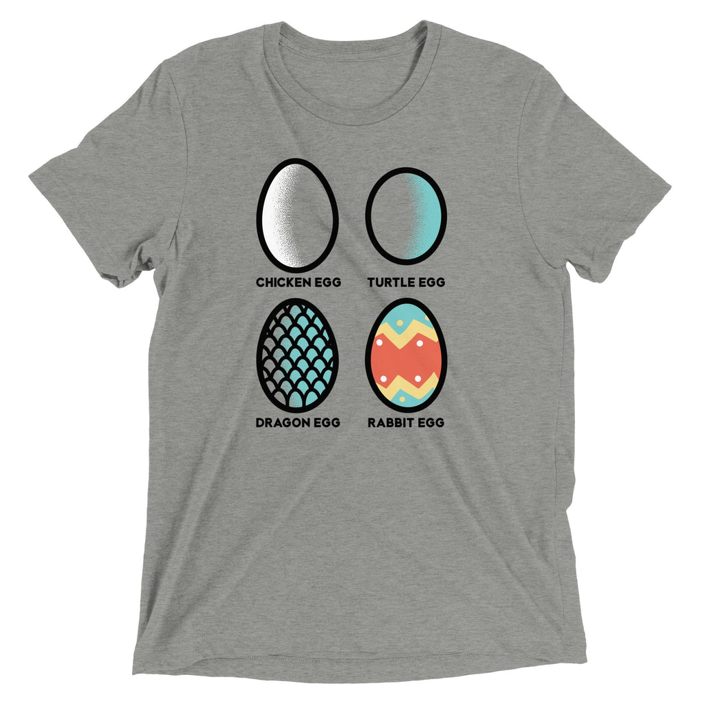 Rabbit Egg Men's Tri-Blend - Adult & Kids T-Shirts, Sweatshirts & Hoodies apparel design preview 1
