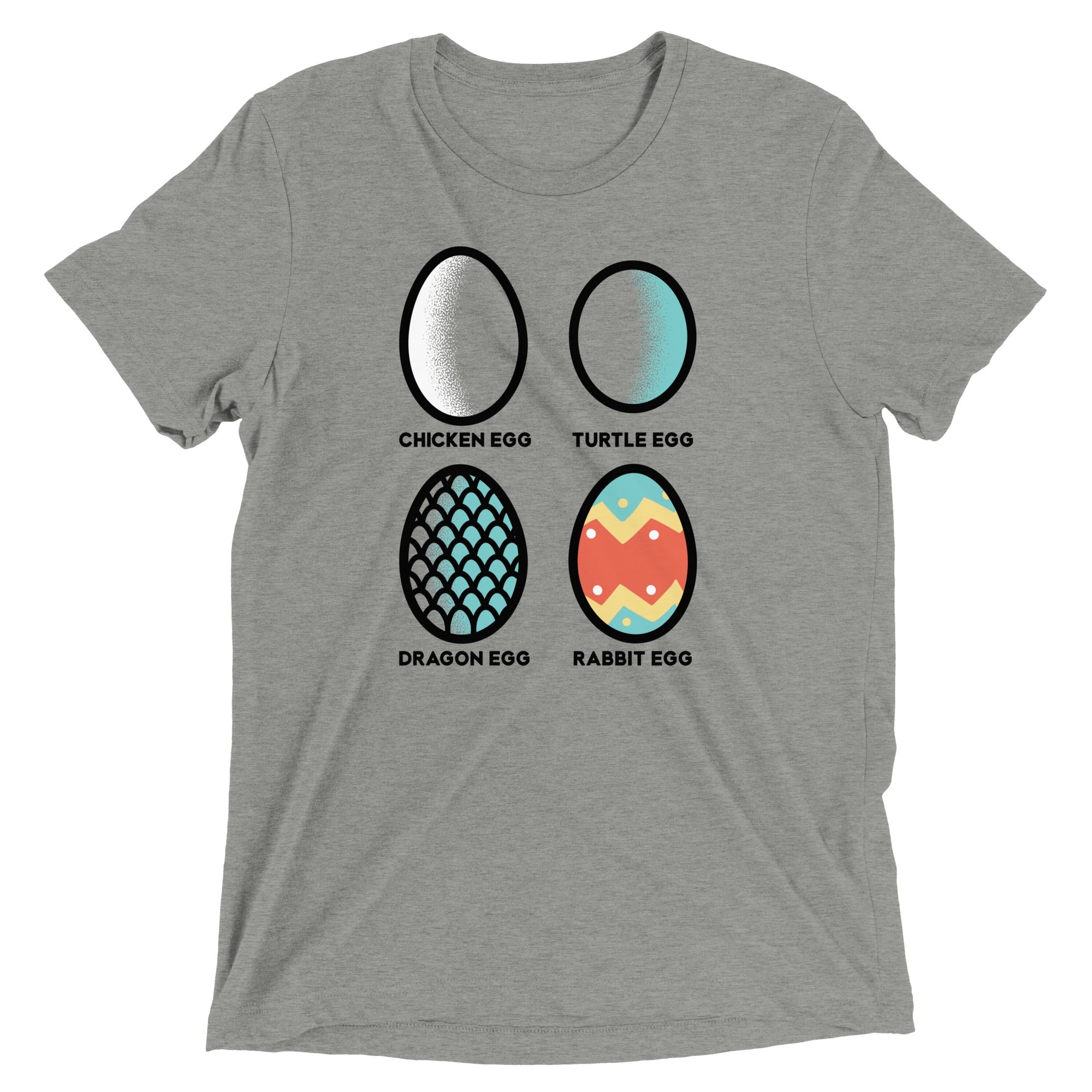 Rabbit Egg Men's Tri-Blend - Adult & Kids T-Shirts, Sweatshirts & Hoodies apparel design preview 1