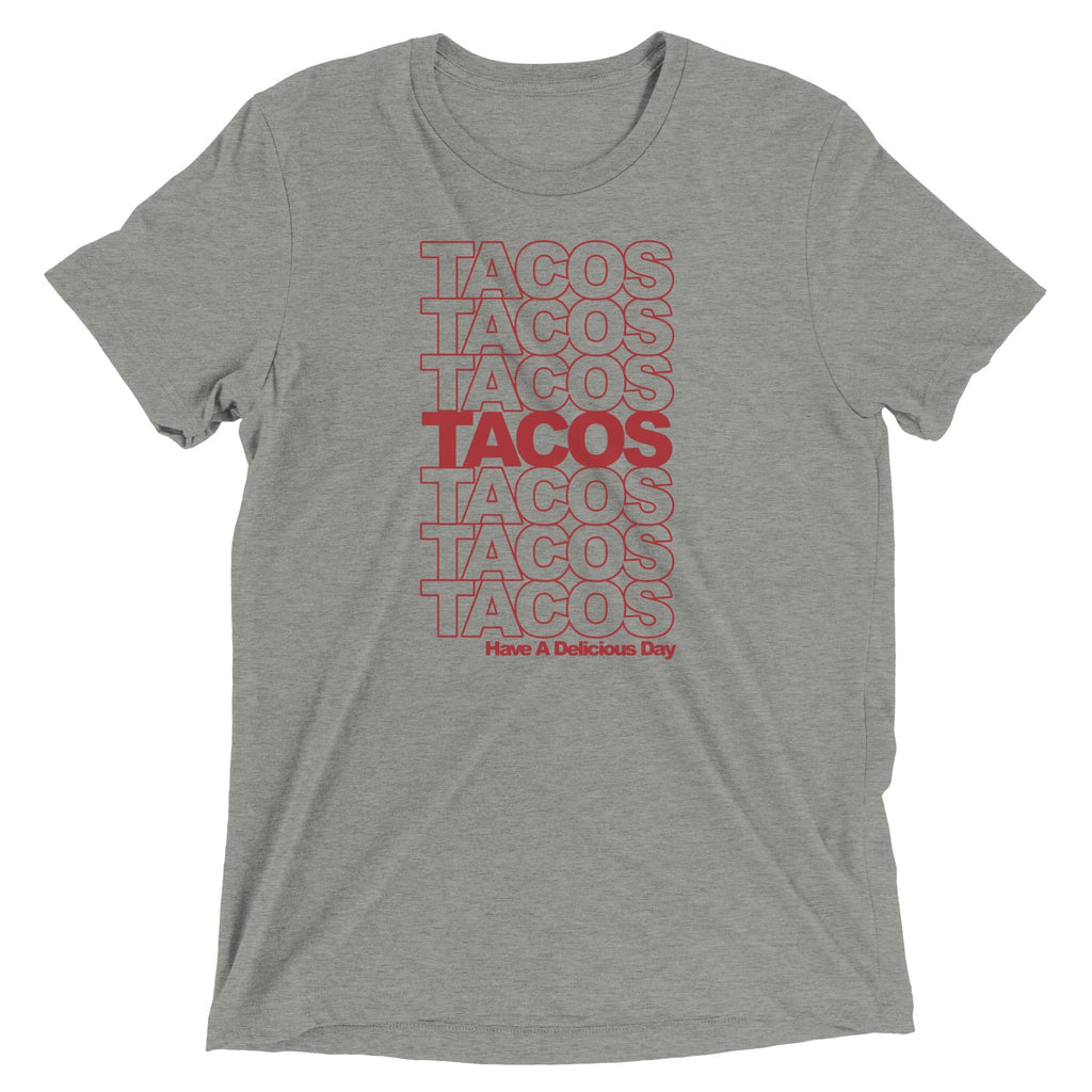 Tacos Men's Tri-Blend - Adult & Kids T-Shirts, Sweatshirts & Hoodies apparel design preview 1