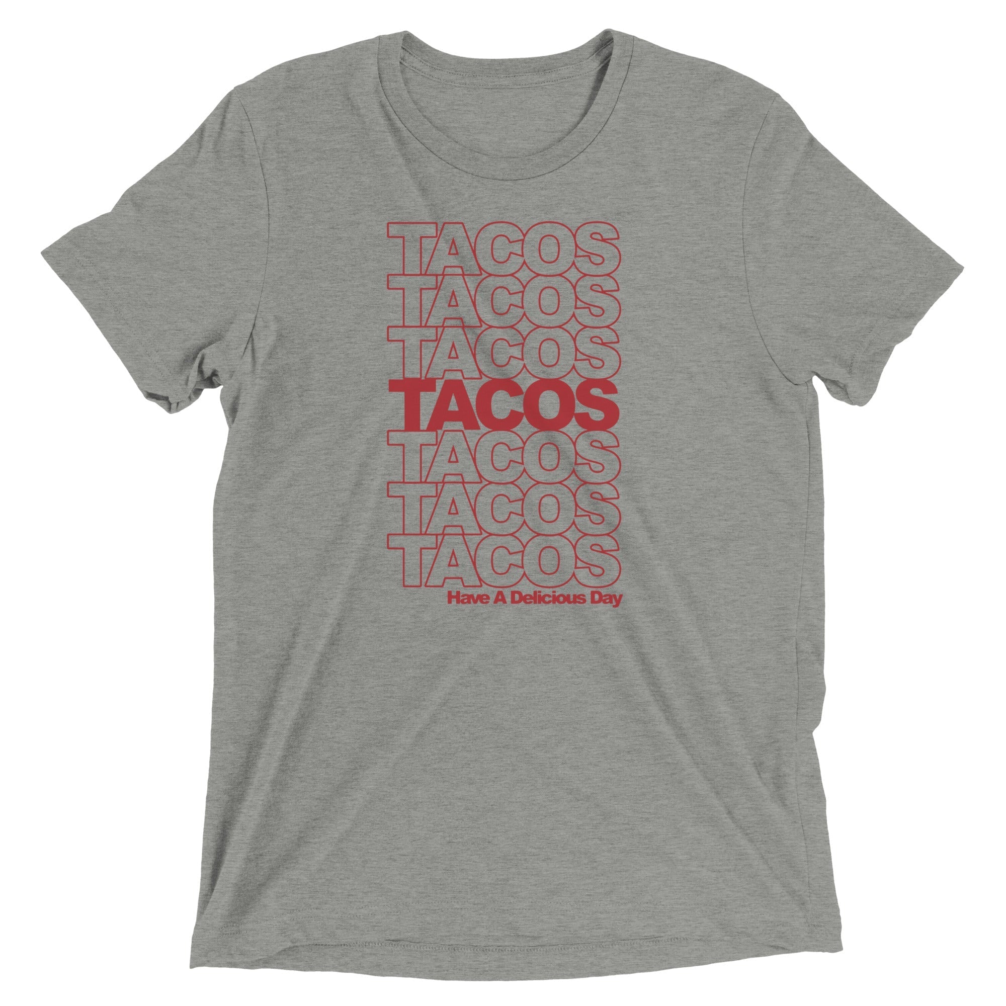 Tacos Men's Tri-Blend - Adult & Kids T-Shirts, Sweatshirts & Hoodies apparel design preview 1