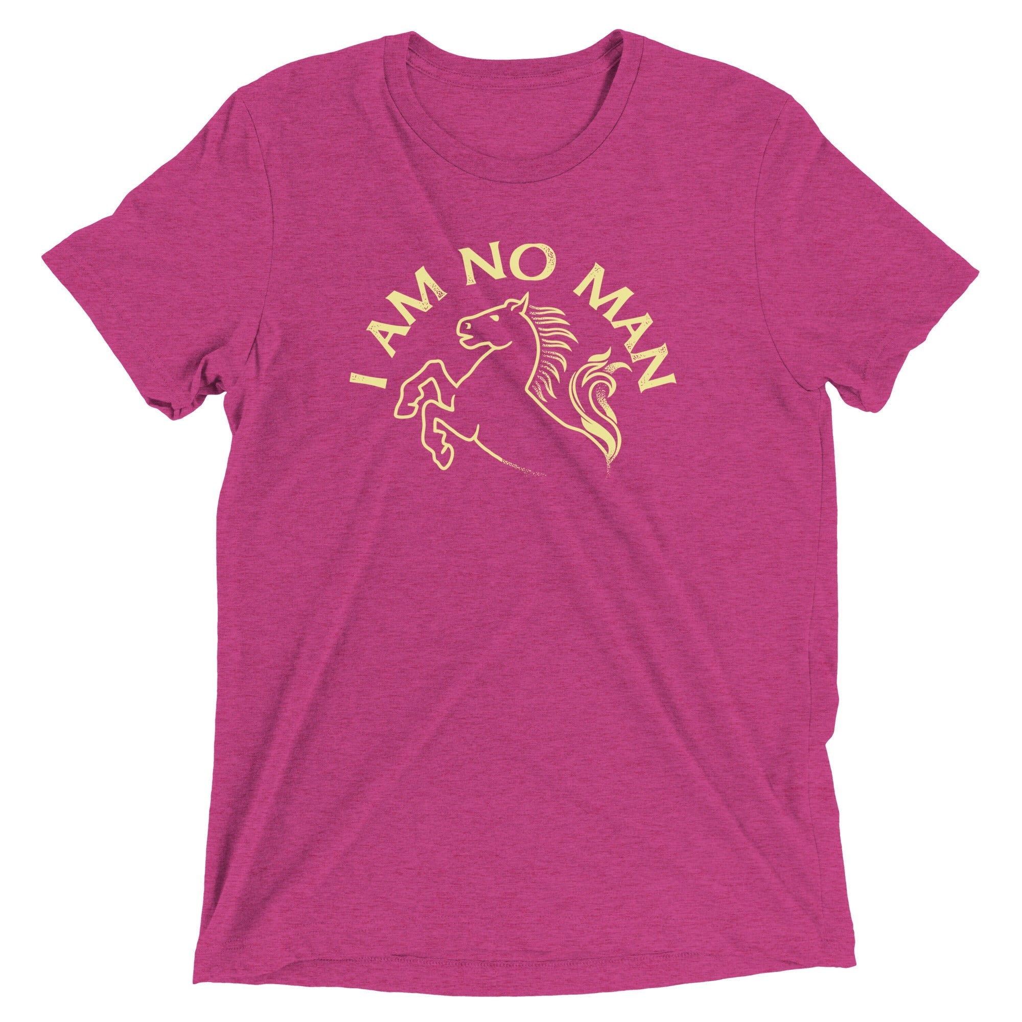 I Am No Man Men's Tri-Blend - Adult & Kids T-Shirts, Sweatshirts & Hoodies apparel design preview 1