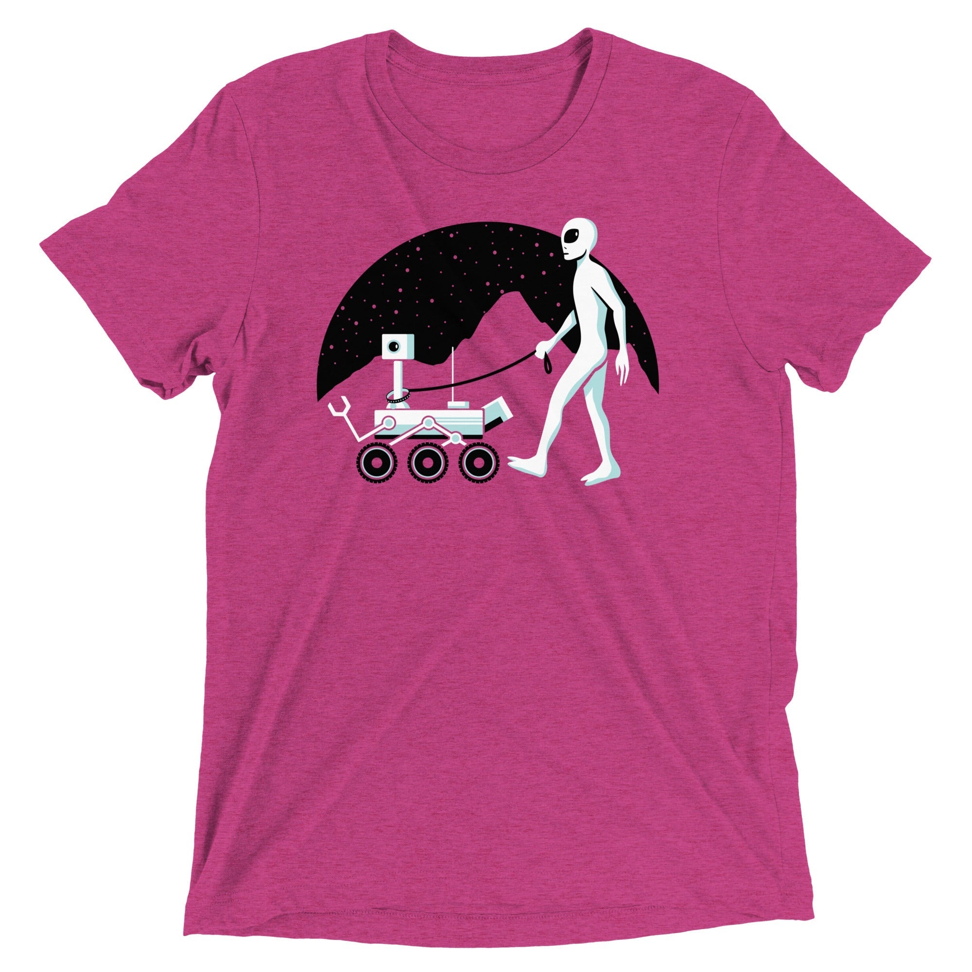 Mars Rover Men's Tri-Blend - Adult & Kids T-Shirts, Sweatshirts & Hoodies apparel design preview 1