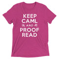 Keep Caml Men's Tri-Blend - Adult & Kids T-Shirts, Sweatshirts & Hoodies apparel design preview 1