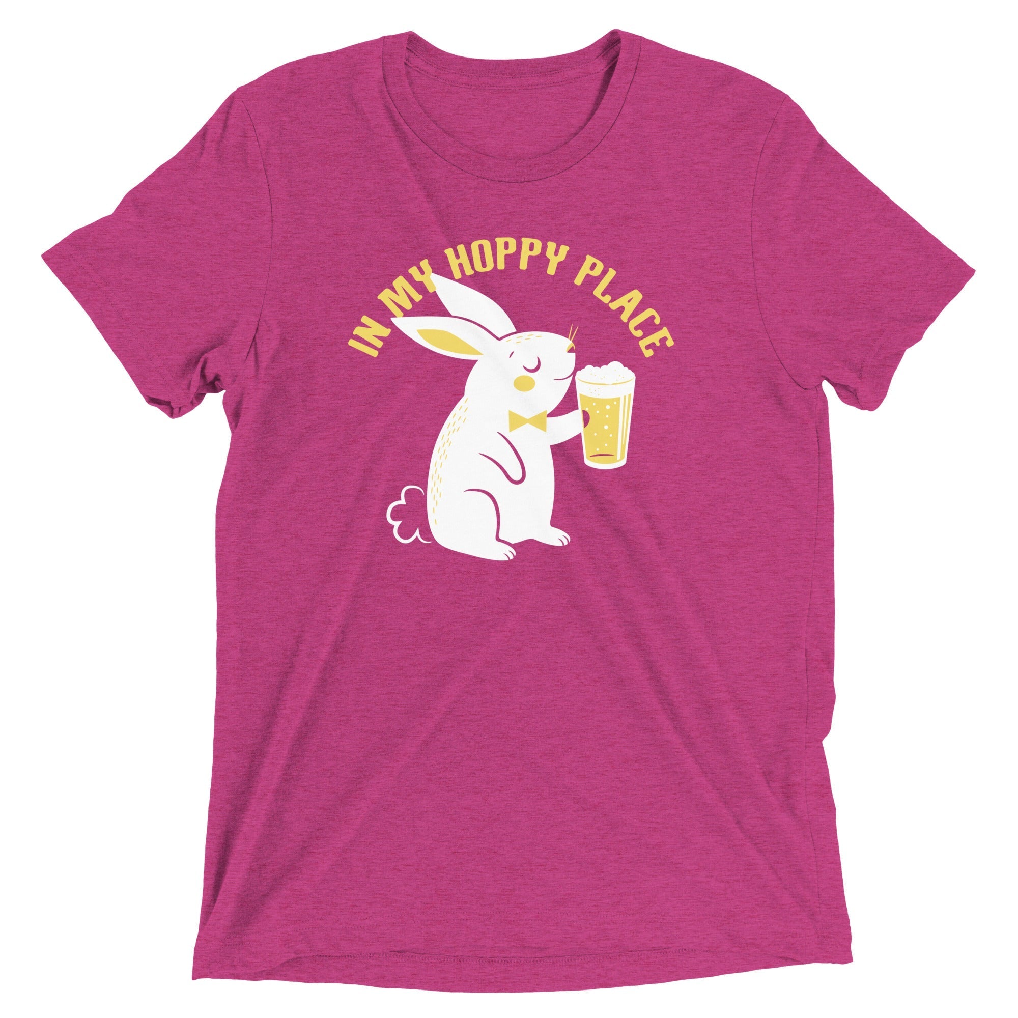 In My Hoppy Place Men's Tri-Blend - Adult & Kids T-Shirts, Sweatshirts & Hoodies apparel design preview 1