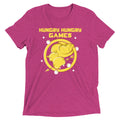 Hungry Games Men's Tri-Blend - Adult & Kids T-Shirts, Sweatshirts & Hoodies apparel design preview 1