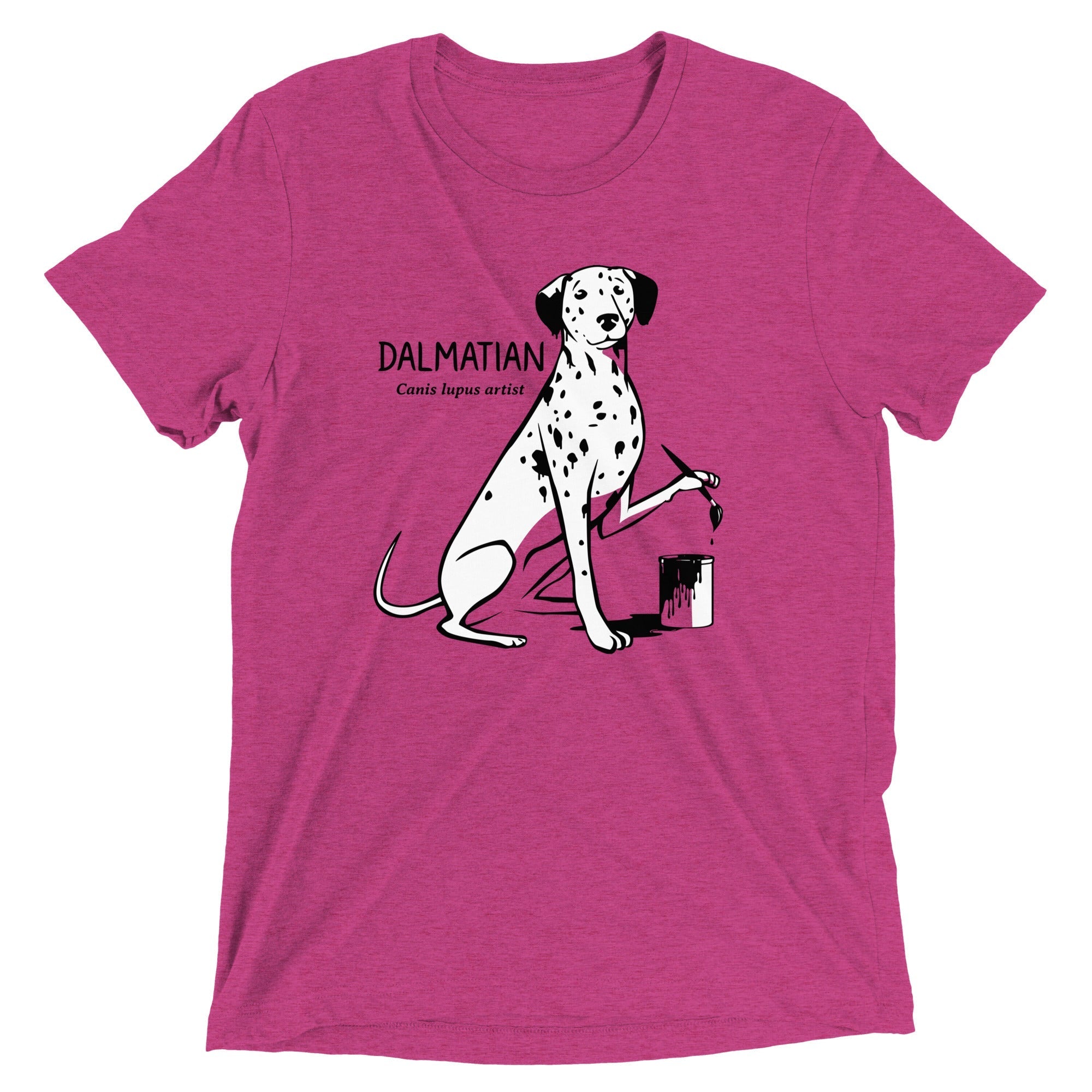 How Dalmatians Are Made Men's Tri-Blend - Adult & Kids T-Shirts, Sweatshirts & Hoodies apparel design preview 1