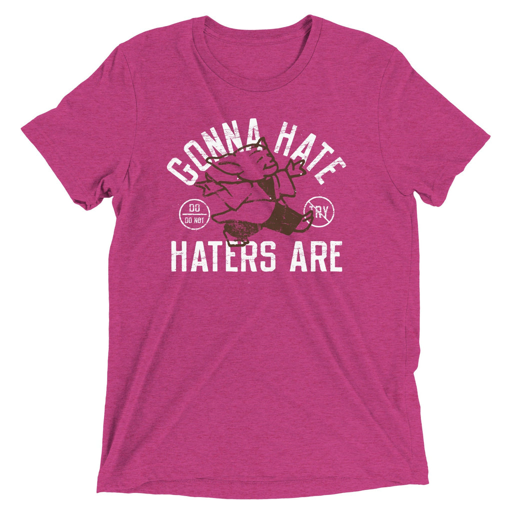 Gonna Hate Haters Are Men's Tri-Blend - Adult & Kids T-Shirts, Sweatshirts & Hoodies apparel design preview 1