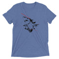 Sharks With Lasers Men's Tri-Blend - Adult & Kids T-Shirts, Sweatshirts & Hoodies apparel design preview 1