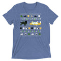 Ugly Cat Sweater Men's Tri-Blend - Adult & Kids T-Shirts, Sweatshirts & Hoodies apparel design preview 1