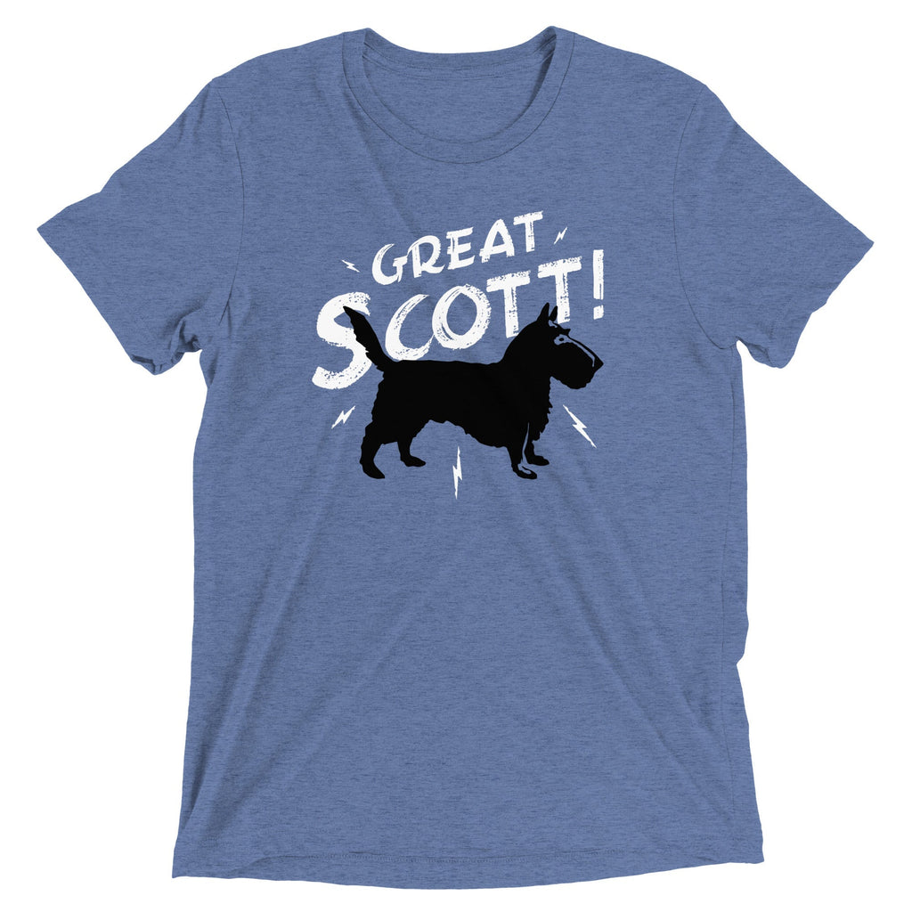 Great Scott! Men's Tri-Blend - Adult & Kids T-Shirts, Sweatshirts & Hoodies apparel design preview 1